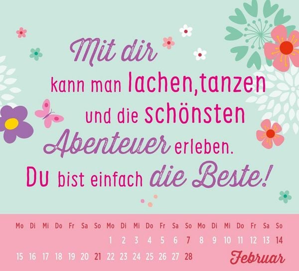 Produktbild: Mini-Kalender 2027: F&uuml;r eine tolle Freundin wie dich