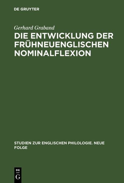 Produktbild: Die Entwicklung der fr&uuml;hneuenglischen Nominalflexion