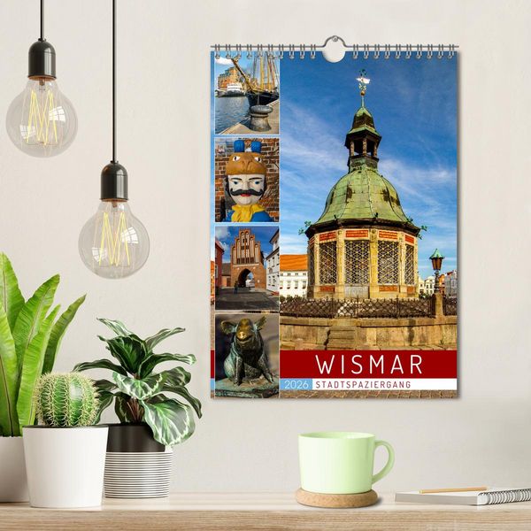 Produktbild: Wismar - Stadtspaziergang (Wandkalender 2026 DIN A4 hoch), CALVENDO Monatskalender