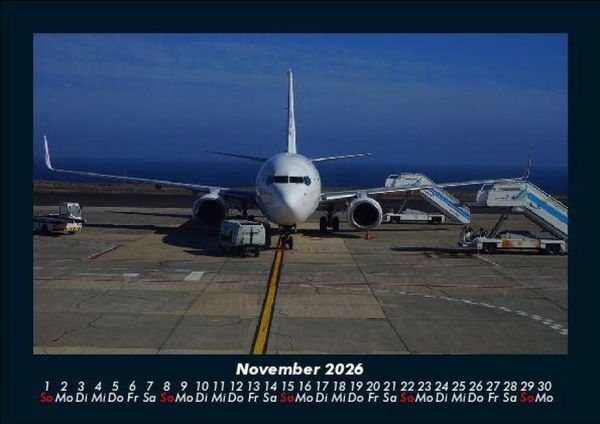 Produktbild: Flugzeuge 2026 Fotokalender DIN A5