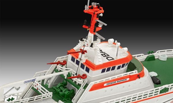 Produktbild: Model Set Seenotkreuzer Hermann Marwede, Revell Modellbausatz mit Basiszubeh&ouml;r
