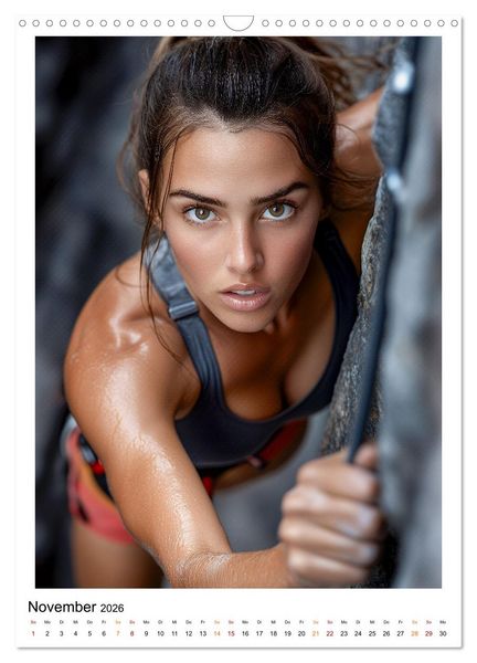 Produktbild: Klettern - cooler Sport (Wandkalender 2026 DIN A3 hoch), CALVENDO Monatskalender