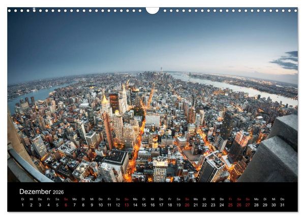 Produktbild: Perspektiven einer Weltstadt - New York (Wandkalender 2026 DIN A3 quer), CALVENDO Monatskalender