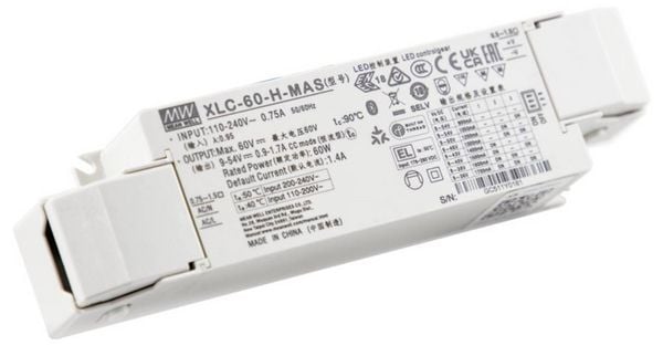Produktbild: MEAN WELL LED-Konverter 60W 48V Betriebsspannung max.: 300V