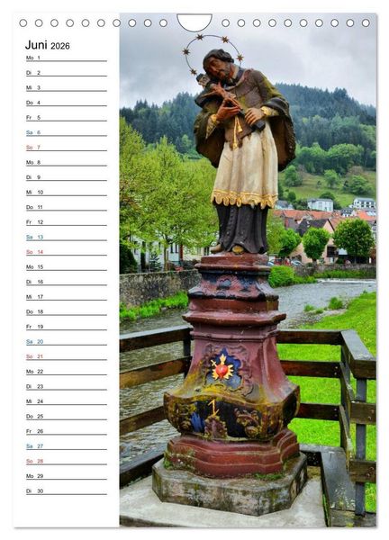 Produktbild: Nepomuk - Der Br&uuml;ckenheilige (Wandkalender 2026 DIN A4 hoch), CALVENDO Monatskalender