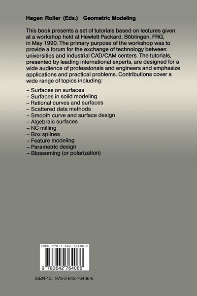Produktbild: Geometric Modeling