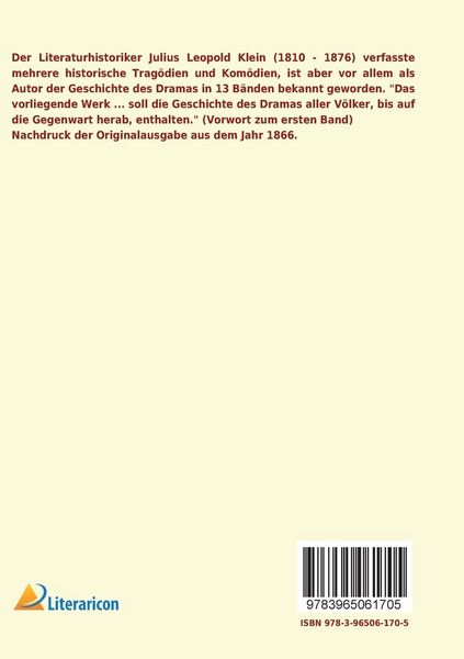 Produktbild: Geschichte des Dramas