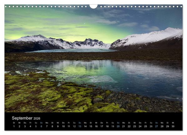 Produktbild: Traumziel Island 2026 (Wandkalender 2026 DIN A3 quer), CALVENDO Monatskalender