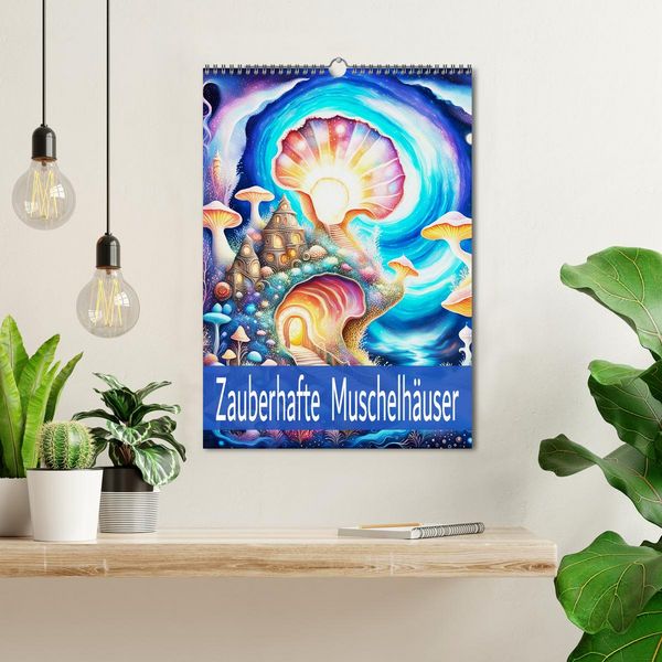 Produktbild: Zauberhafte Muschelh&auml;user (Wandkalender 2026 DIN A3 hoch), CALVENDO Monatskalender