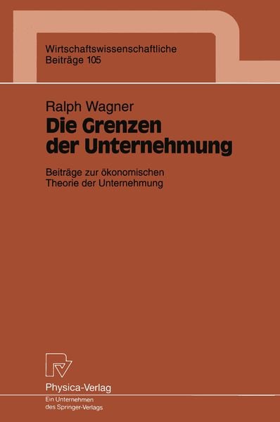 Produktbild: Die Grenzen der Unternehmung