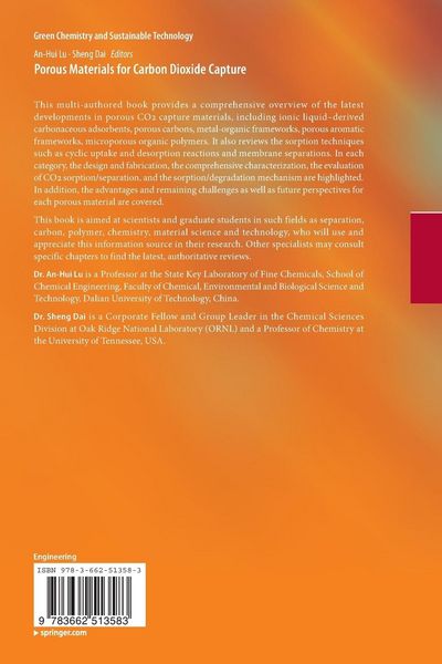 Produktbild: Porous Materials for Carbon Dioxide Capture