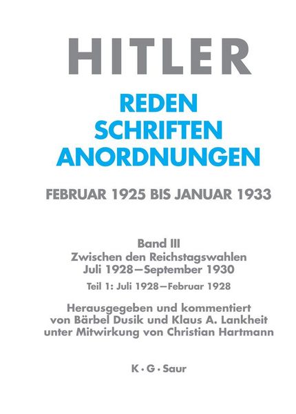 Produktbild: Juli 1928 - Februar 1929