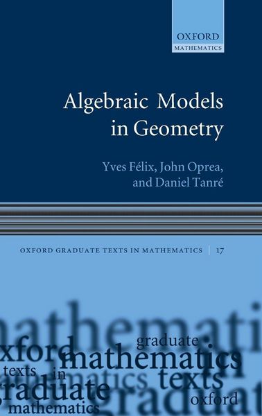 Produktbild: Algebraic Models Geometry
