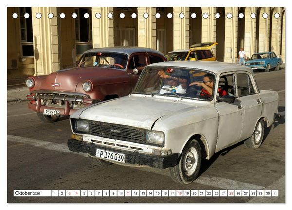 Produktbild: MOSKWITSCH - Auto-Legende der UdSSR (Tischkalender 2026 DIN A5 quer), CALVENDO Monatskalender