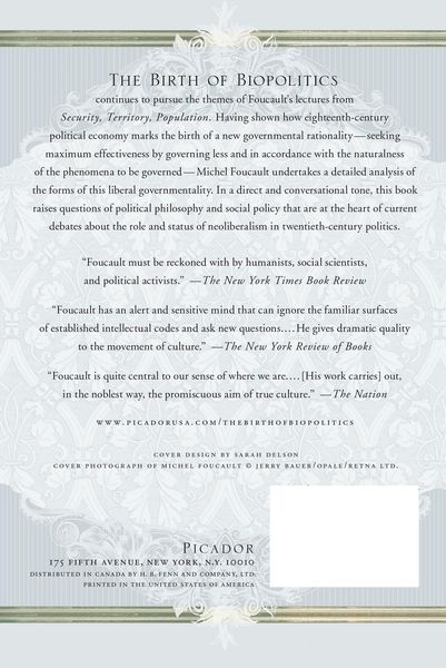 Produktbild: The Birth of Biopolitics