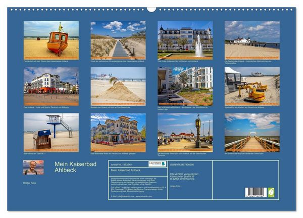 Produktbild: Mein Kaiserbad Ahlbeck (Wandkalender 2026 DIN A2 quer), CALVENDO Monatskalender