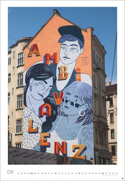 Produktbild: Streetart Posterkalender 2027