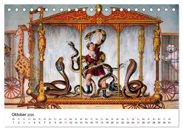 Produktbild: Vintage-Poster aus Theater, Film und Werbung (Tischkalender 2026 DIN A5 quer), CALVENDO Monatskalender