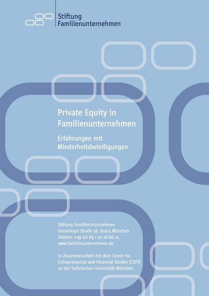 Produktbild: Private Equity in Familienunternehmen