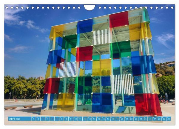 Produktbild: Malaga Highlights der Stadt an der Costa del Sol (Wandkalender 2026 DIN A4 quer), CALVENDO Monatskalender