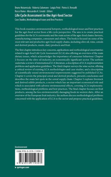 Produktbild: Life Cycle Assessment in the Agri-food Sector