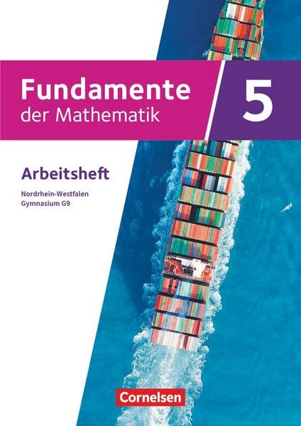 Produktbild: Fundamente der Mathematik 5. Schuljahr - Nordrhein-Westfalen - Gymnasium G9 - Arbeitsheft mit Lösungen