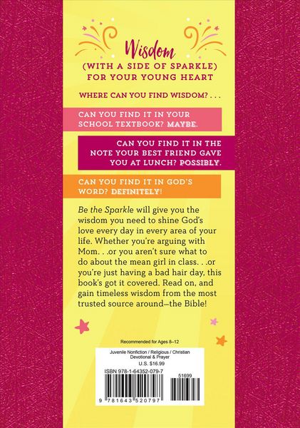 Produktbild: Be the Sparkle: Daily Devotions for Girls