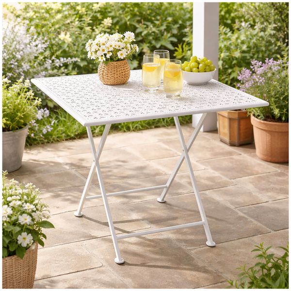 Produktbild: HTI-Living Gartentisch Solea Wei&szlig; Gartentisch Solea Wei&szlig;