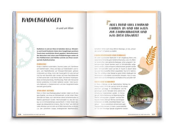 Produktbild: KOMPASS Radvergn&uuml;gen in und um Wien