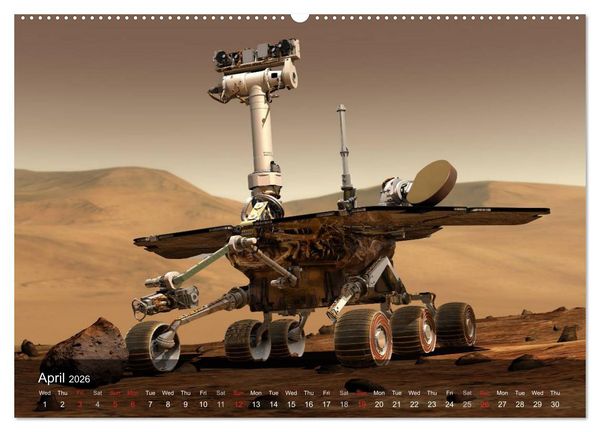 Produktbild: Space and Universe (High Quality Premium Wall Calendar 2026 DIN A2 landscape),CALVENDO 12 Month Wall Calendar