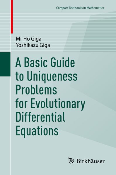 Produktbild: A Basic Guide to Uniqueness Problems for Evolutionary Differential Equations