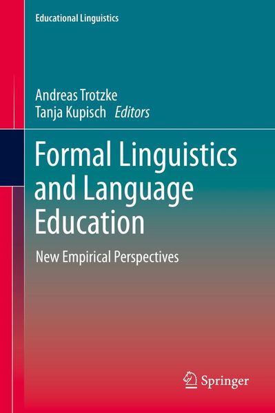 Produktbild: Formal Linguistics and Language Education