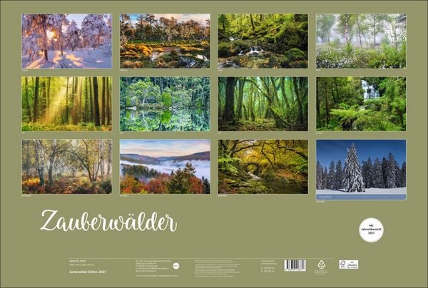 Produktbild: Zauberw&auml;lder Edition Kalender 2027