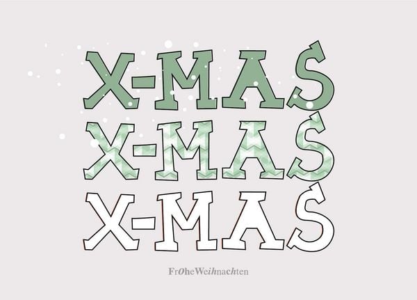 Produktbild: 25 handgemachte Weihnachtskarten Teil 1