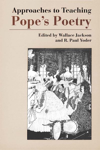 Produktbild: Approaches to Teaching Pope's Poetry