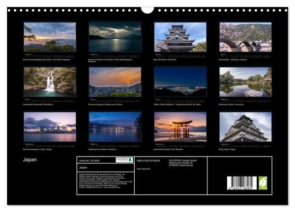 Produktbild: Japan (Wandkalender 2026 DIN A3 quer), CALVENDO Monatskalender