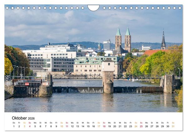 Produktbild: Kassel - wundersch&ouml;ne Stadt in Nordhessen (Wandkalender 2026 DIN A4 quer), CALVENDO Monatskalender