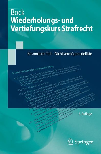 Produktbild: Wiederholungs- und Vertiefungskurs Strafrecht
