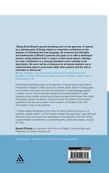 Produktbild: A Grammar of Spoken English Discourse
