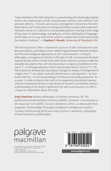 Produktbild: The Self in Question