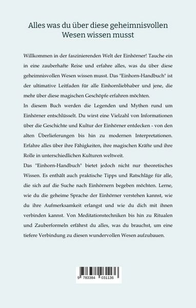 Produktbild: Das Einhorn Handbuch