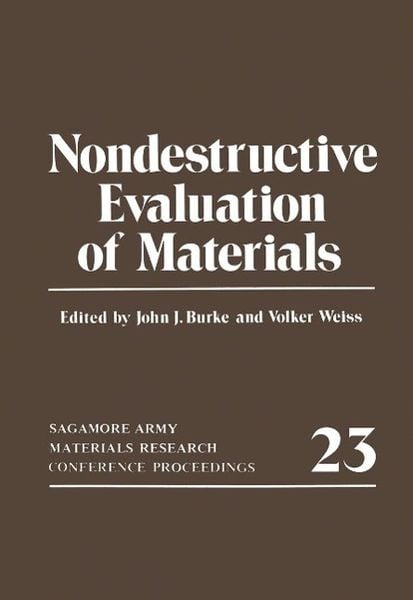 Produktbild: Nondestructive Evaluation of Materials