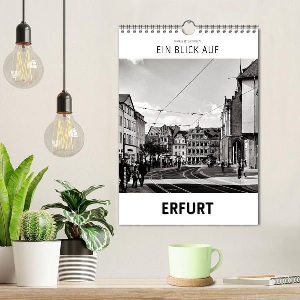 Produktbild: Ein Blick auf Erfurt (Wandkalender 2026 DIN A4 hoch), CALVENDO Monatskalender