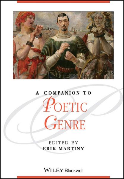 Produktbild: A Companion to Poetic Genre