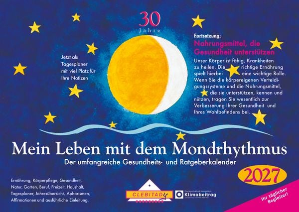 Produktbild: Mein Leben mit dem Mondrhythmus 2027