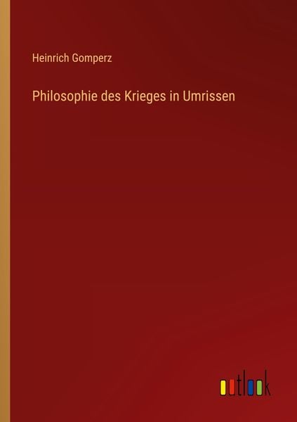Produktbild: Philosophie des Krieges in Umrissen