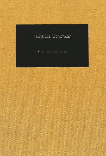 Produktbild: Goethe und Diez