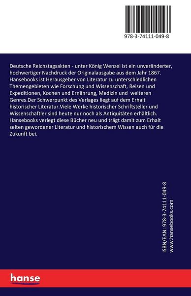 Produktbild: Deutsche Reichstagsakten