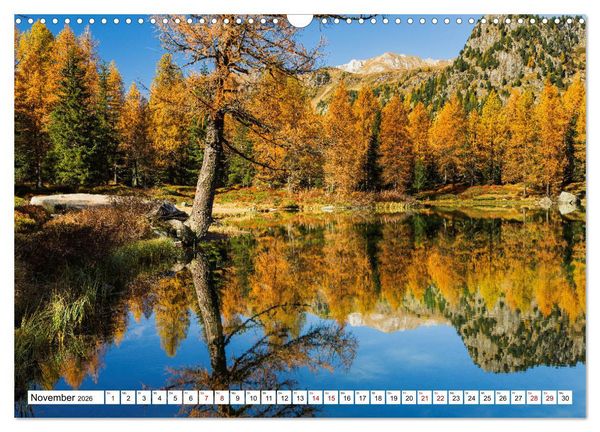 Produktbild: Alpen gespiegelt (Wandkalender 2026 DIN A3 quer), CALVENDO Monatskalender