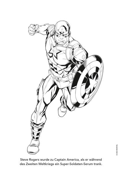 Produktbild: Marvel Avengers: Helden zum Ausmalen
